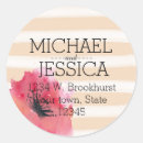 Search for romantic garden wedding stickers Simple