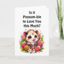 Search for cute possum cards Opossum