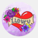 Search for love tattoo stickers Heart