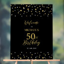Search for 50th birthday party signs Modern