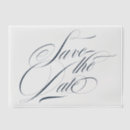 Search for blue save the dates Calligraphy