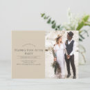 Search for after wedding reception invitations We got married