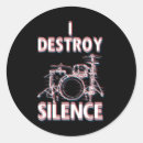 Search for destroy stickers Drummer