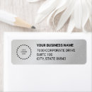 Search for business logo return address labels Simple