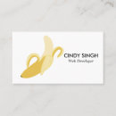 Search for banana business cards Cute