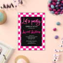 Search for acrylic sweet 16 invitations Pink