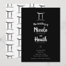 Search for astrology wedding invitations Modern