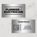 Search for electrician business cards Installation