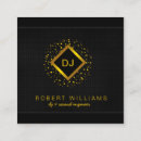 Search for deejay business cards Gold