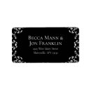 Search for halloween return address labels Black