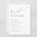 Search for burnt orange bridal shower invitations Typography