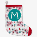 Search for red white and blue christmas stockings America