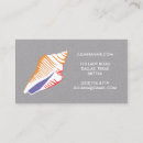 Search for shell business cards Elegant