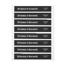 Search for stylish font return address labels Trendy