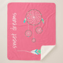Search for dream catcher blankets Pink