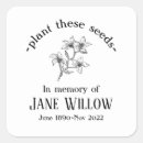 Search for plant seeds stickers Funeral