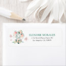 Search for white elephant return address labels Floral