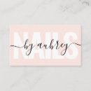 Search for specialist business cards Blush pink