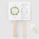 Search for greenery wedding programs Watercolor