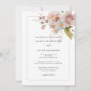 Search for blush pink floral wedding invitations Calligraphy