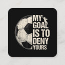 Search for goal business cards Soccer