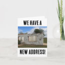 Search for funny moving cards New address