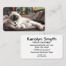 Search for vet tech business cards Cat