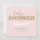 Search for contemporary baby girl shower invitations Typography