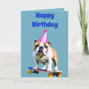 Search for skateboarding birthday cards Dog
