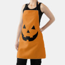 Search for funny pumpkin aprons Orange
