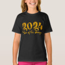Search for happy new year girls tshirts Gold