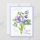 Search for sweet peas postcards Watercolor