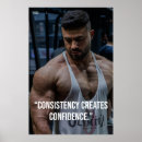 Search for consistency posters Motivational quote