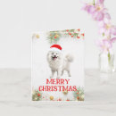 Search for samoyed christmas cards Santa