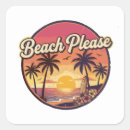 Search for vintage beach stickers Summer vacation