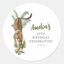 Search for jungle birthday party stickers Animal