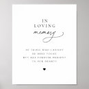 Search for memory wedding tabletop signs Black and white