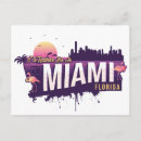 Search for vintage flamingo postcards Miami