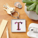 Search for letter t key rings Elegant