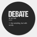 Search for funny debate stickers Republican