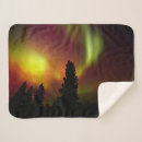 Search for aurora borealis blankets Forest