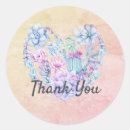 Search for floral heart wreath stickers Thank you