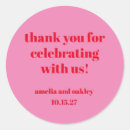 Search for bright stickers Bold typography