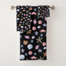 Search for blue seashells bath towels Starfish