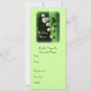 Search for lily of the valley wedding invitations Green