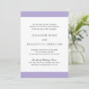 Search for lavender wedding invitations Formal