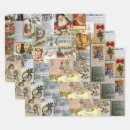 Search for victorian christmas wrapping paper Vintage