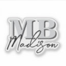 Search for monogram vinyl stickers Initials