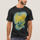 Search for betta fish tshirts Yellow