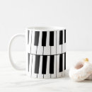 Search for pianist mugs Black and white
